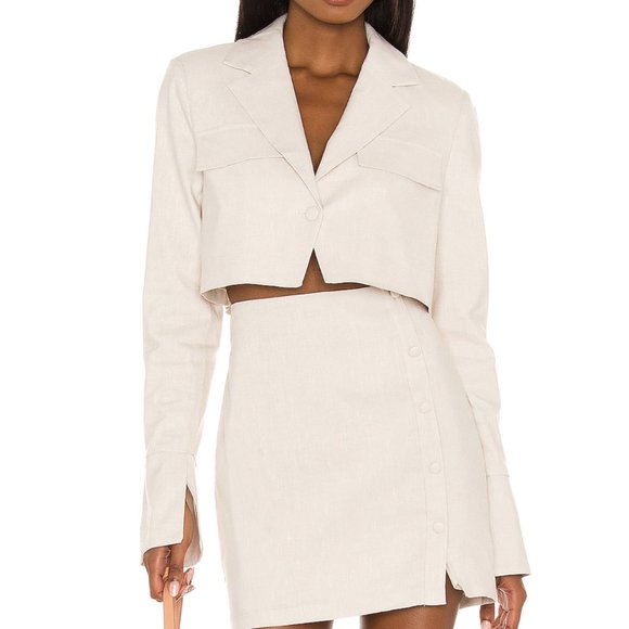 Camila Coelho Jackets & Blazers - Tessa Crop Blazer